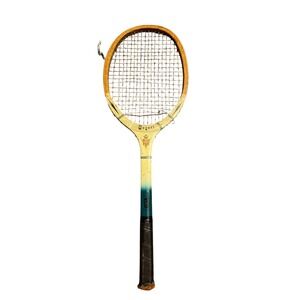 Vintage Regent Play Fast Wooden Tennis Racquet Laminated Wood Decorative Prop